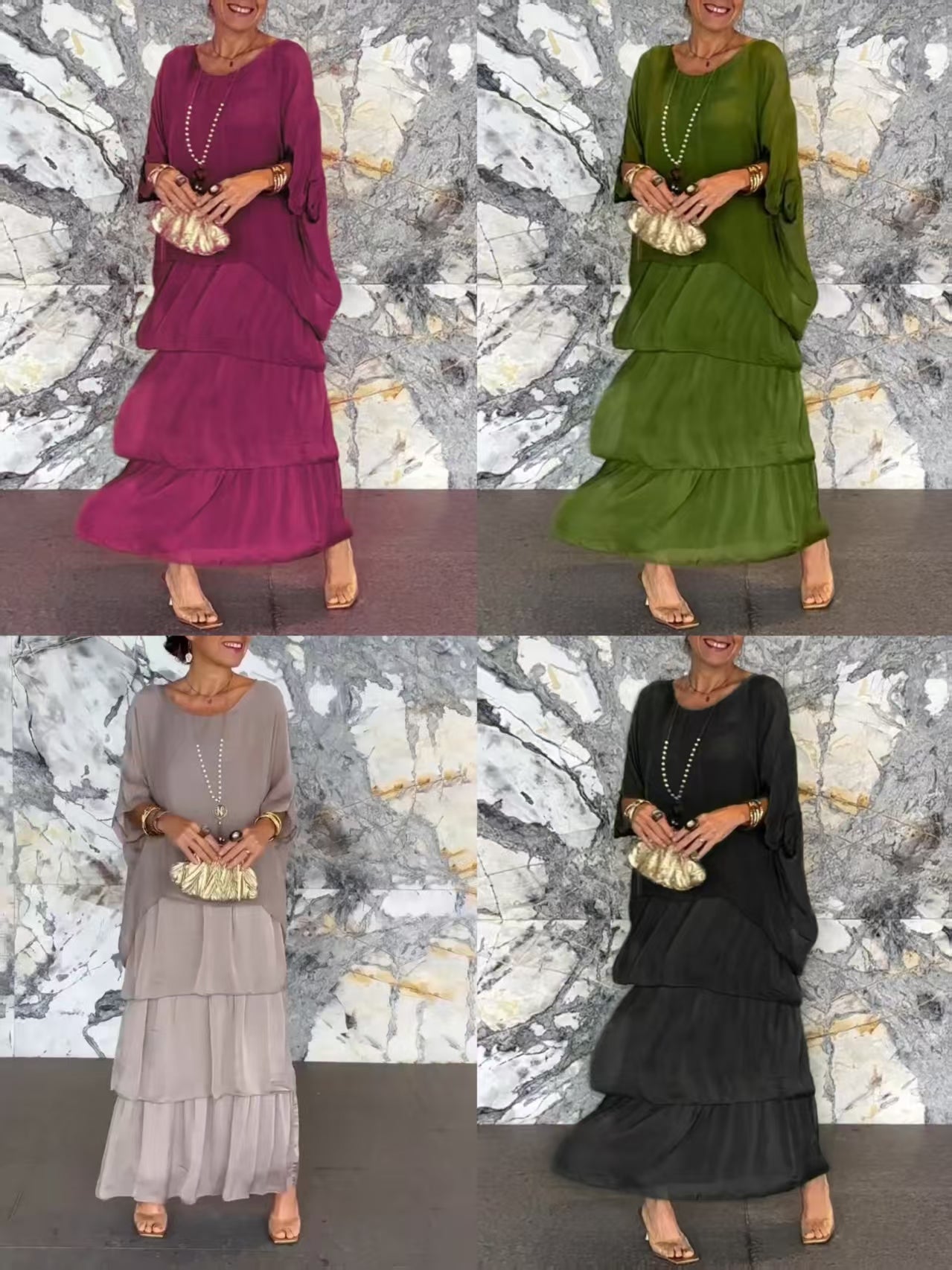 Marijke - Flowing Artistic Dress