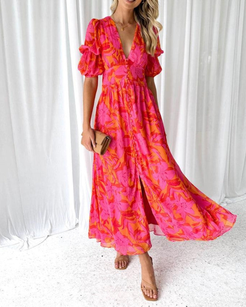 Cornelia | Maxi Dress in Rose