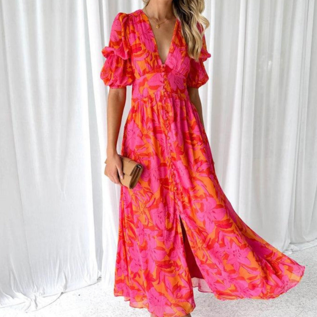 Cornelia | Maxi Dress in Rose