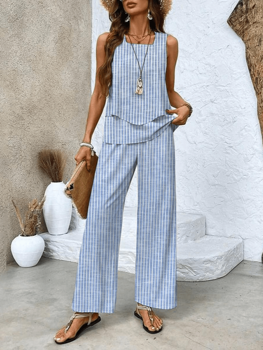 Averie™ | Elegant Serene Two-Piece Ensemble for Effortless Style