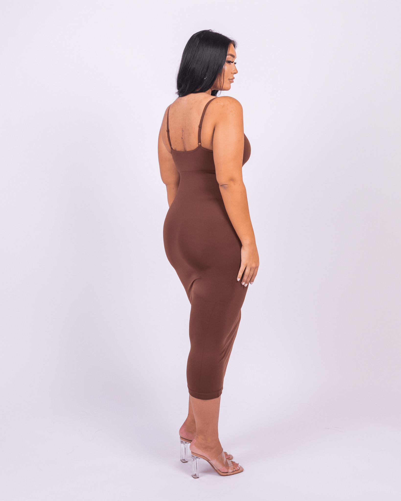 Azura V-Neck Spaghetti Strap Shaper Maxi Dress
