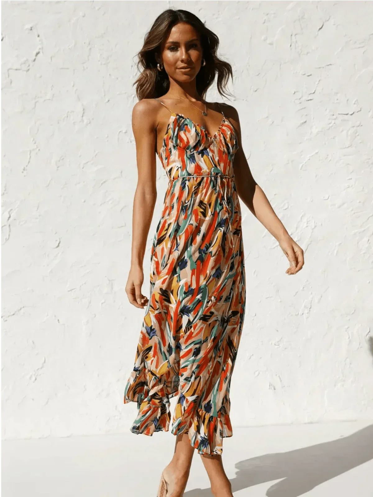 Chiara™ | Vibrant Midi Dress