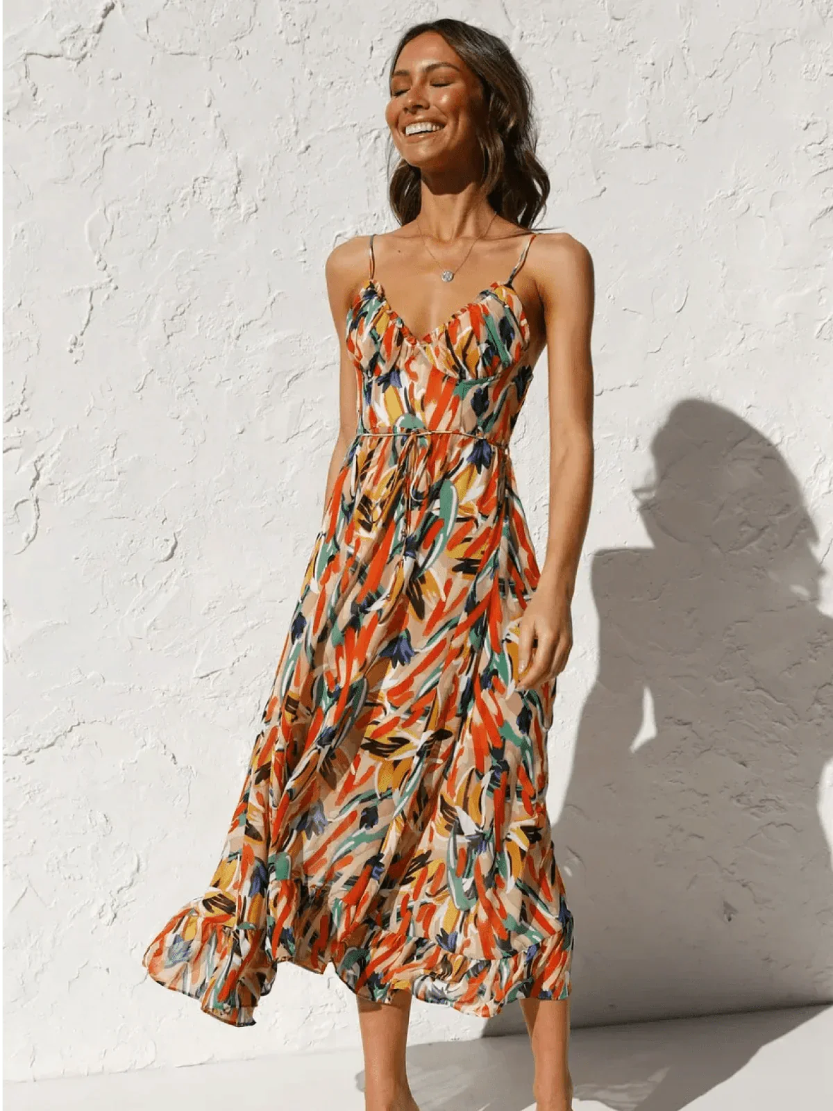 Chiara™ | Vibrant Midi Dress