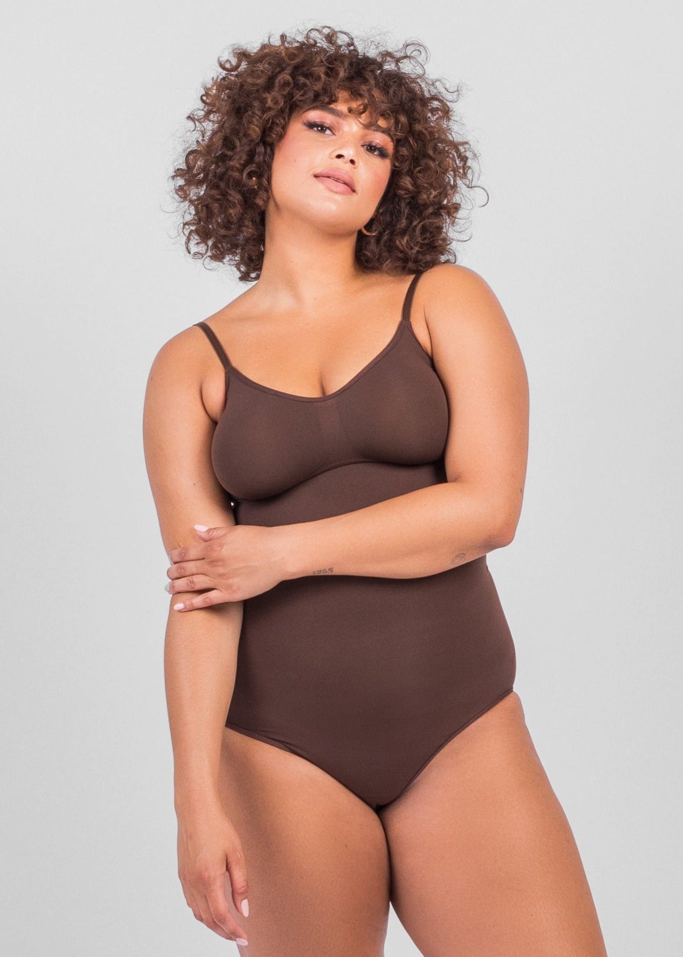 Florence - Spaghetti Strap Seamless Bodysuit Brief