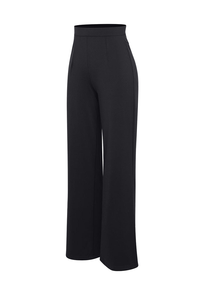 Larisa - High-Waisted Shaping Mesh Pants with Straight Legs
