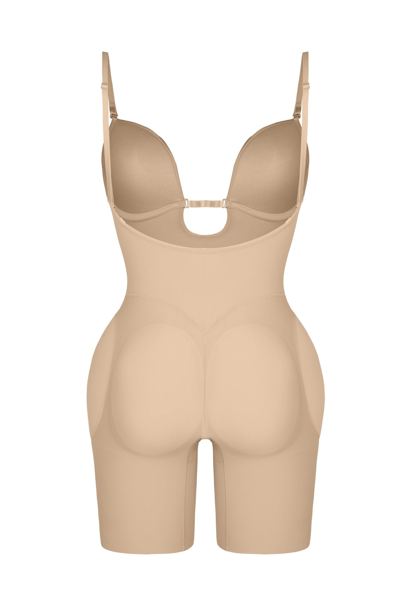 Nadia - Low Back Body Shaper with Removable Padding