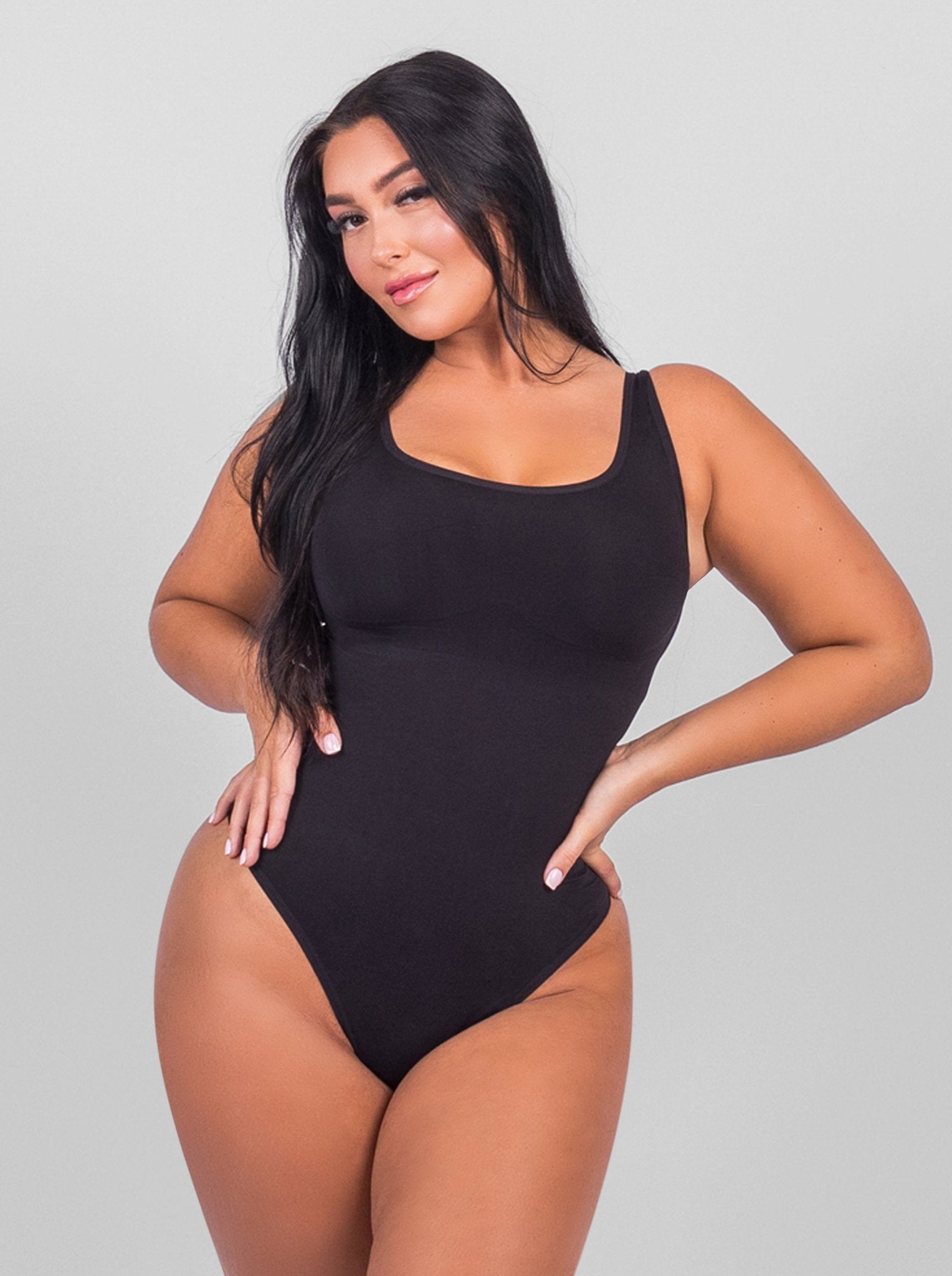 Olivia - Eco-Friendly Seamless Waist Shaping Bodysuit with String Design