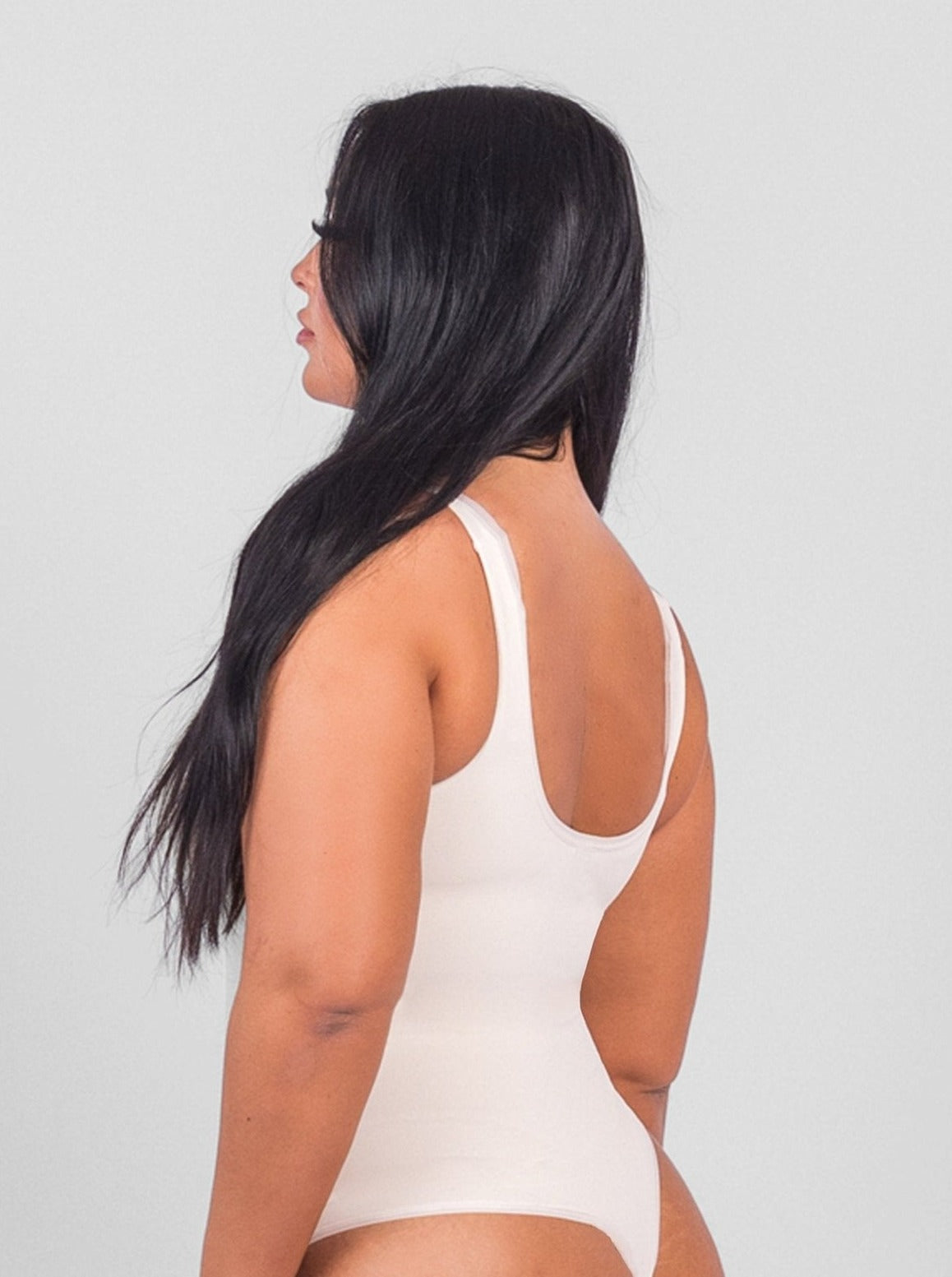 Olivia - Eco-Friendly Seamless Waist Shaping Bodysuit with String Design