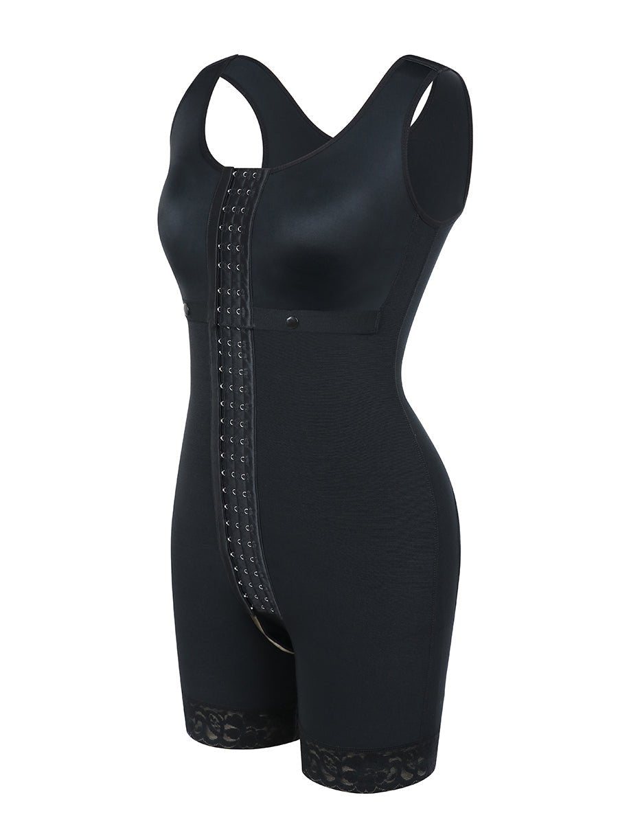 Tess Seamless Long Body Shapewear with Hook Closure