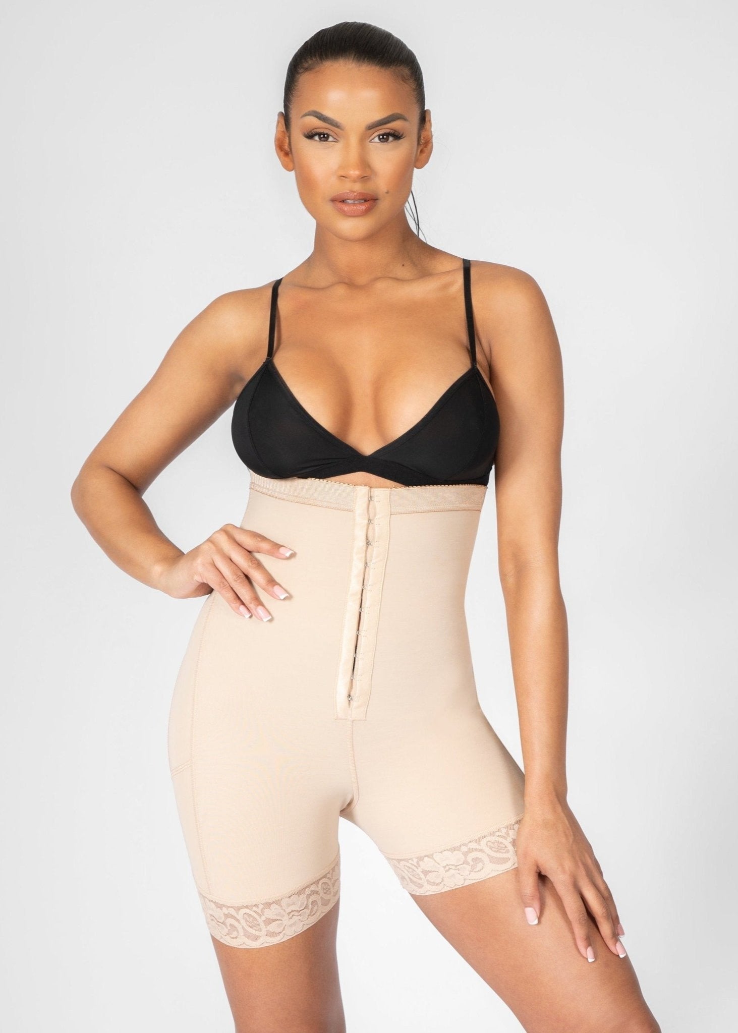 Valentina - Strapless Body Shapewear with Hook Closure
