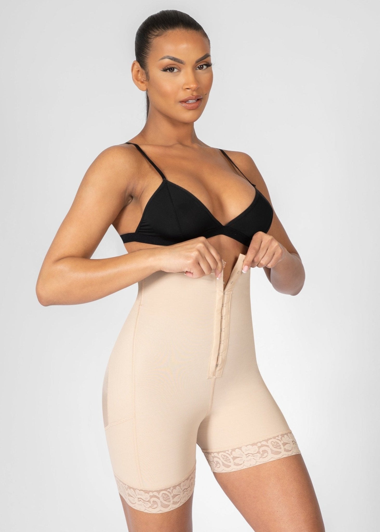 Valentina - Strapless Body Shapewear with Hook Closure