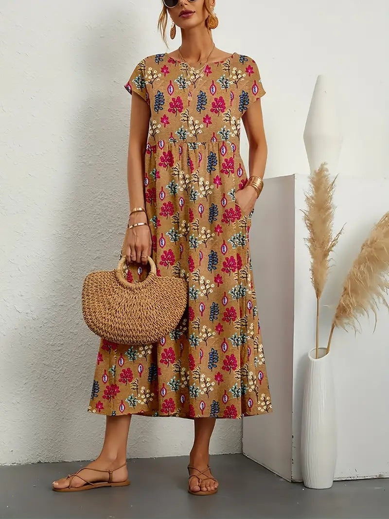 ElvaMode | Elegant Floral Dress