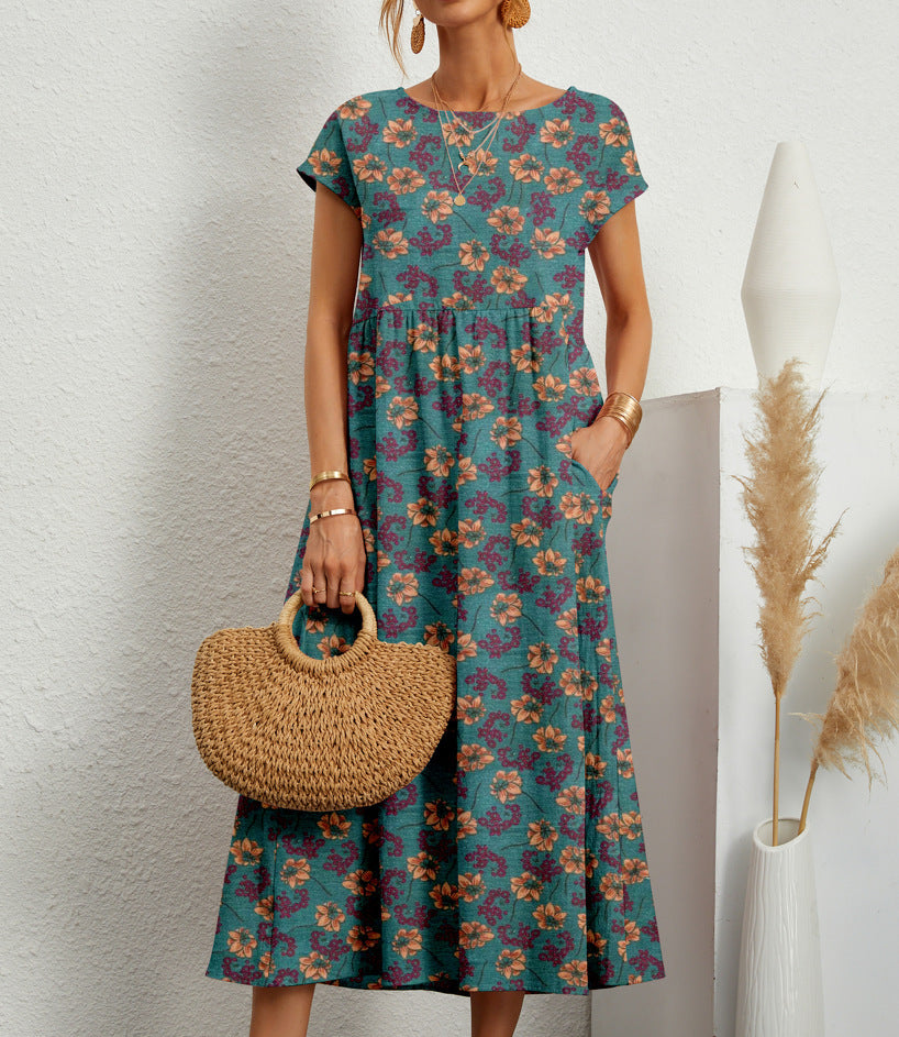 ElvaMode | Elegant Floral Dress