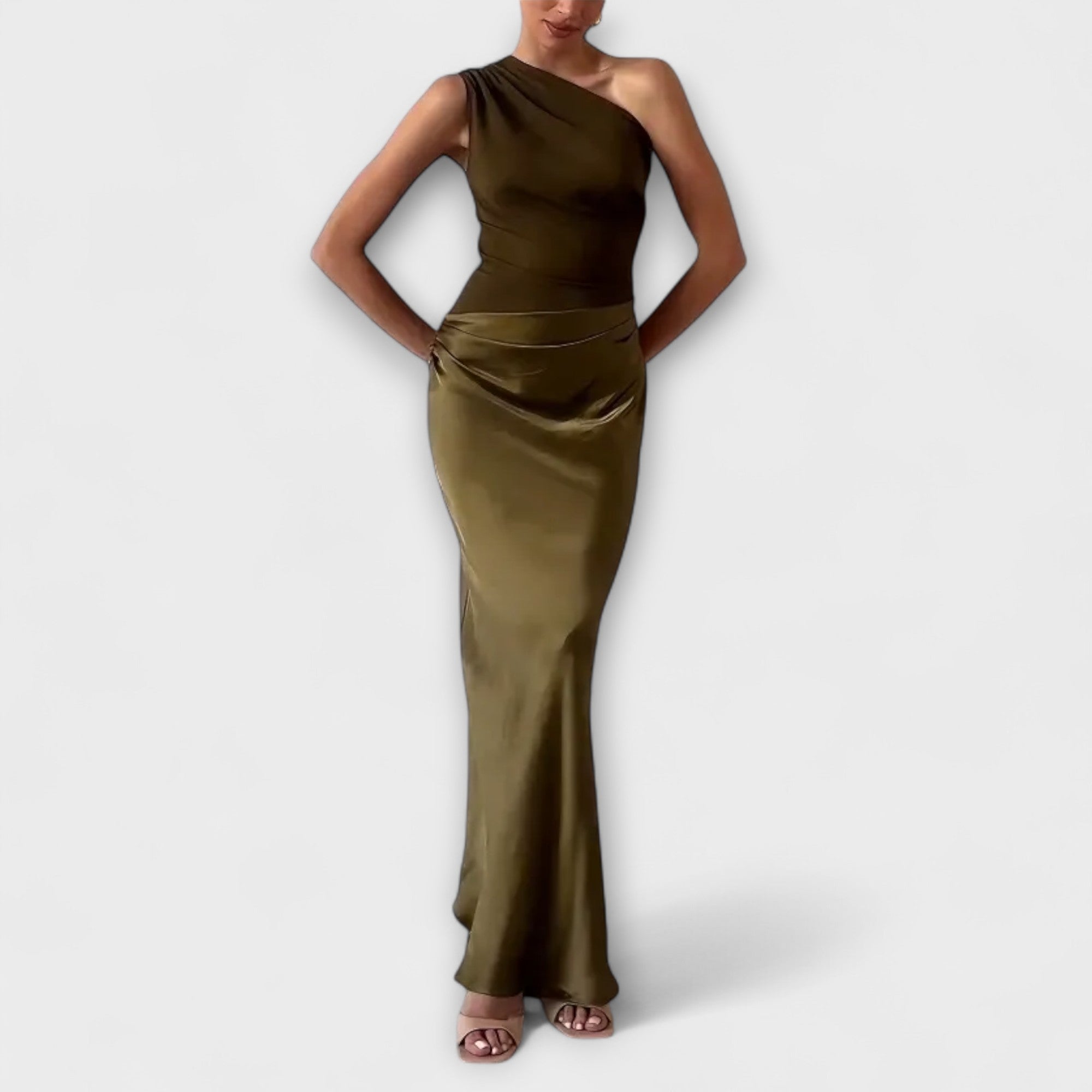 Femke | Pleated Maxi Dress