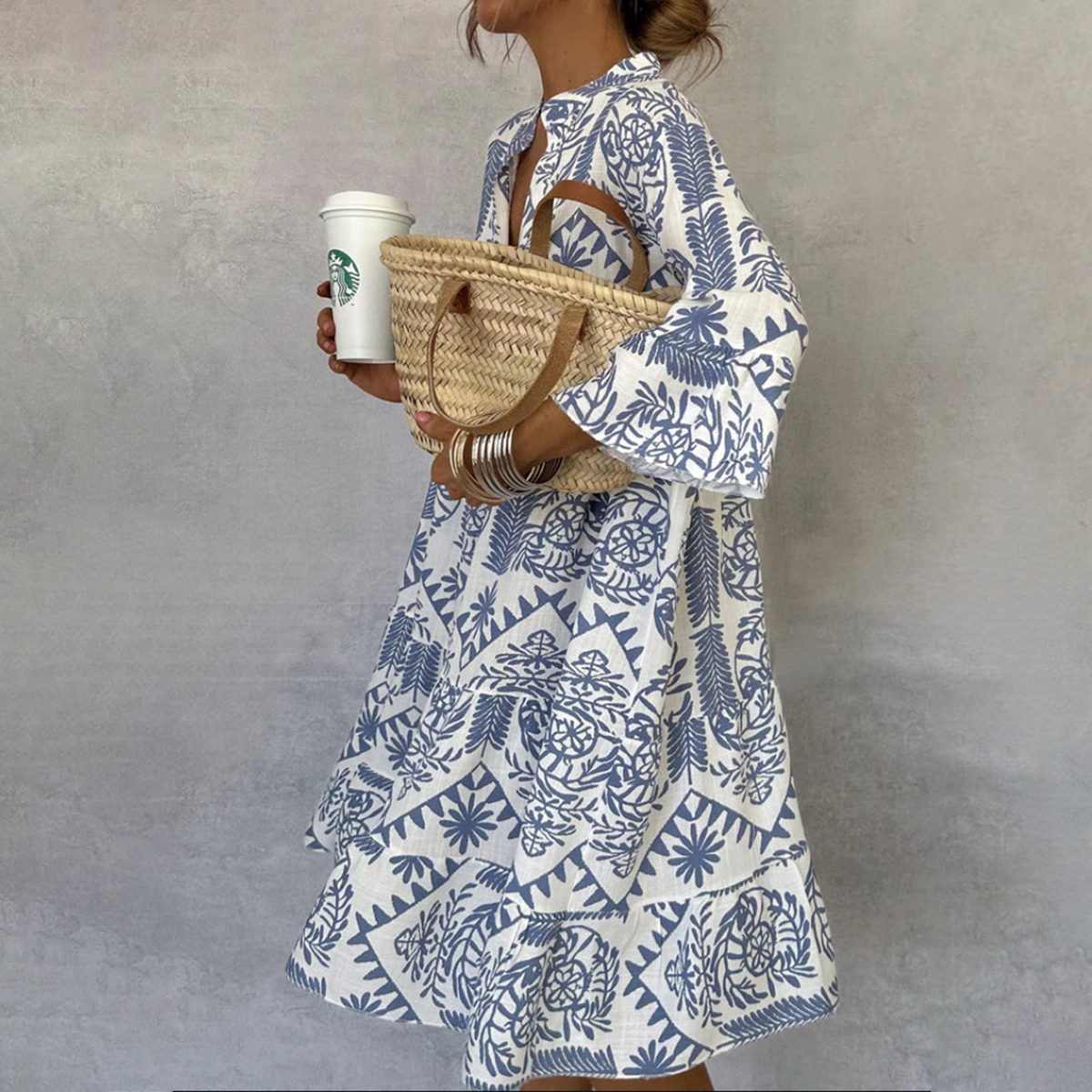 Aaltje | Relaxed Bohemian Tunic Dress