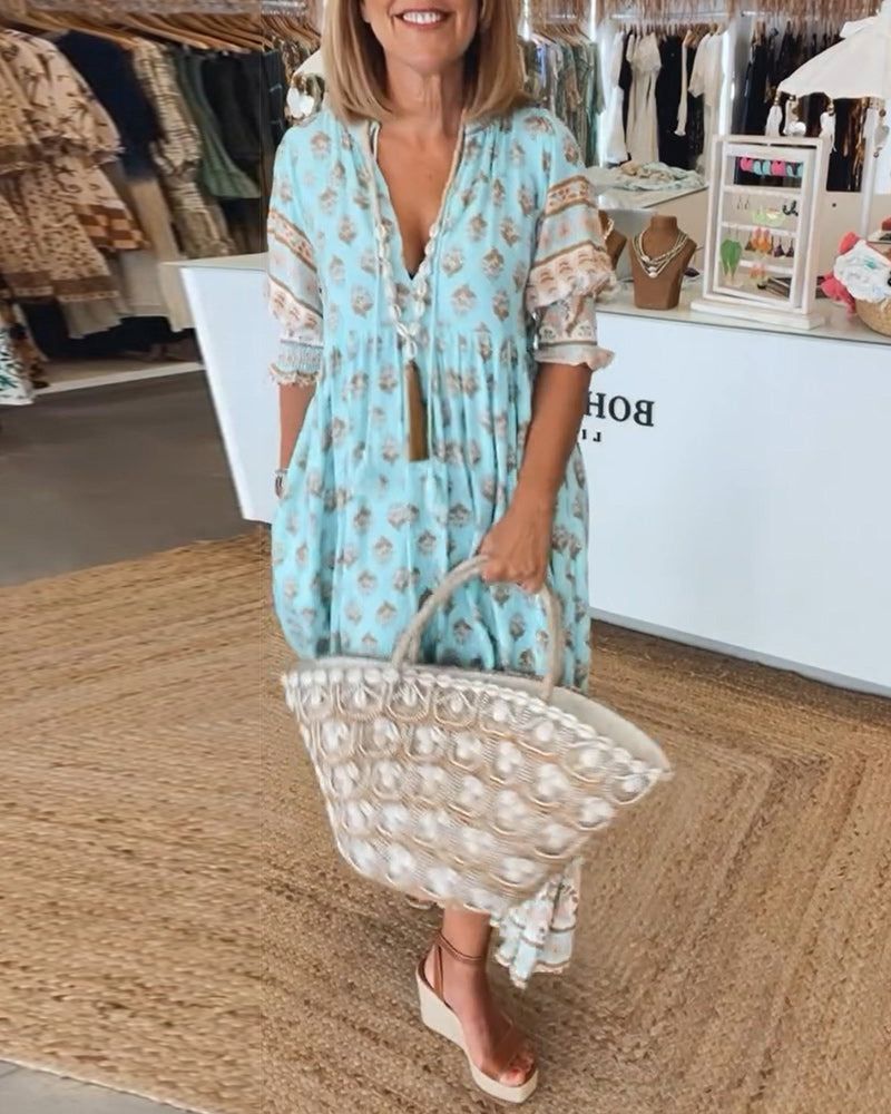 HILEY – Relaxed Fit Printed Dress