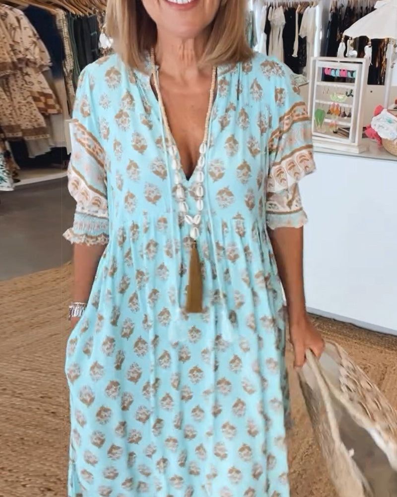 HILEY – Relaxed Fit Printed Dress