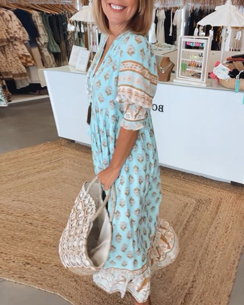 HILEY – Relaxed Fit Printed Dress
