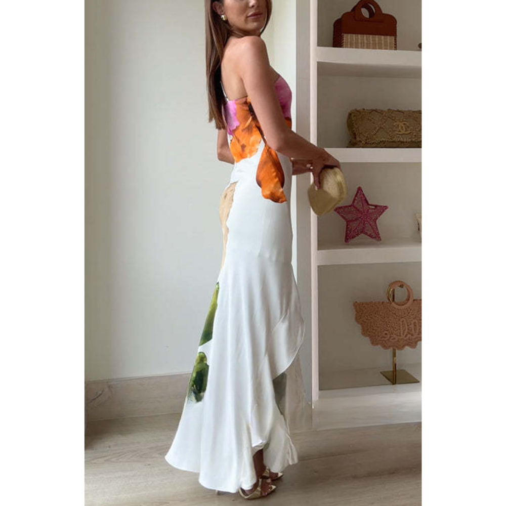 Anja – Ruffled One-Shoulder Dress