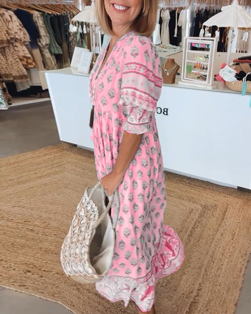 HILEY – Relaxed Fit Printed Dress
