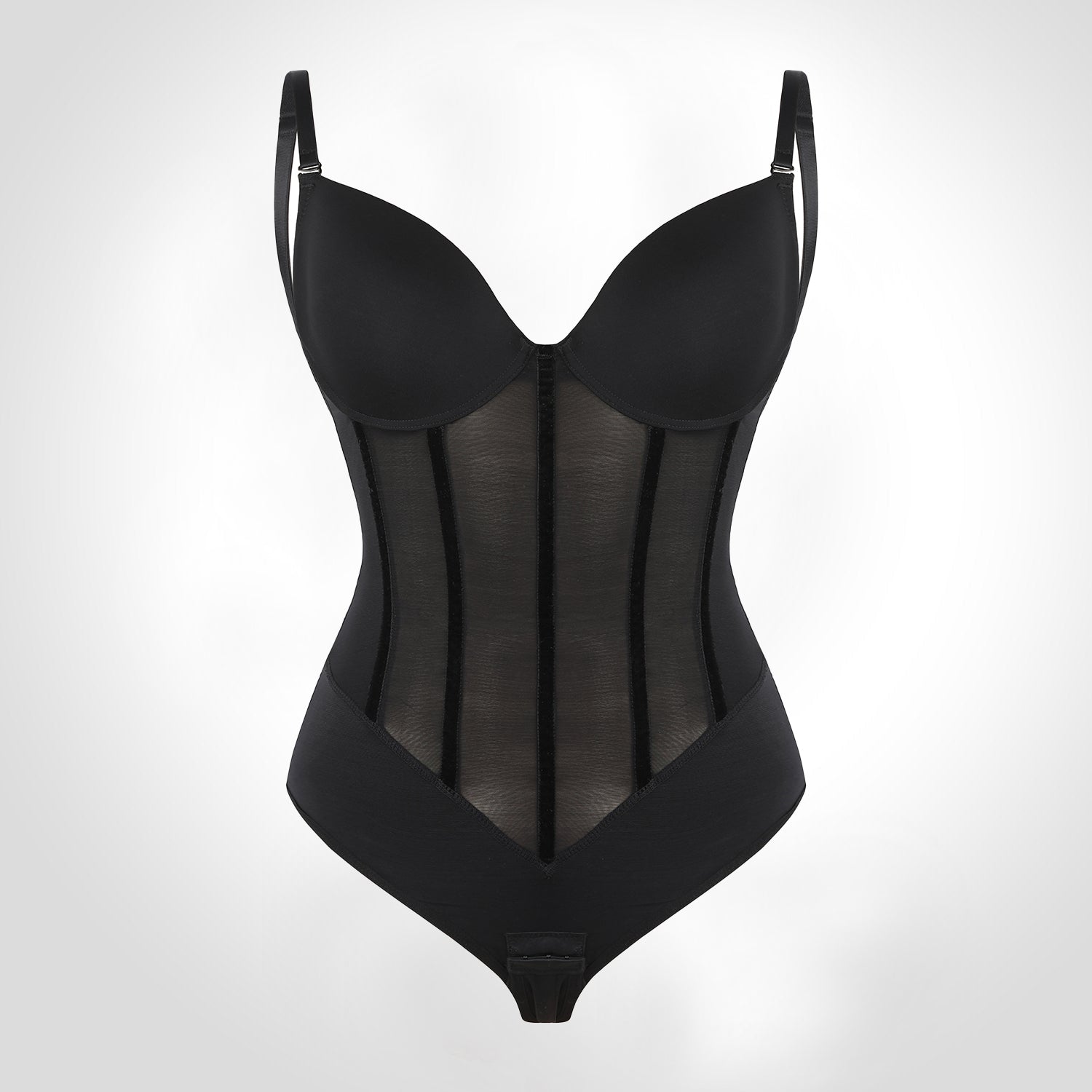 Amber - Shapewear Bodysuit Featuring 5 Steel Boning