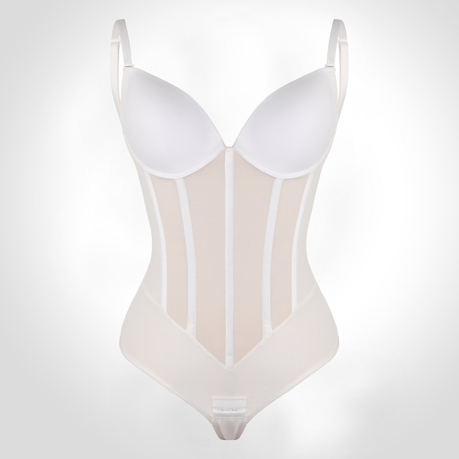 Amber - Shapewear Bodysuit Featuring 5 Steel Boning