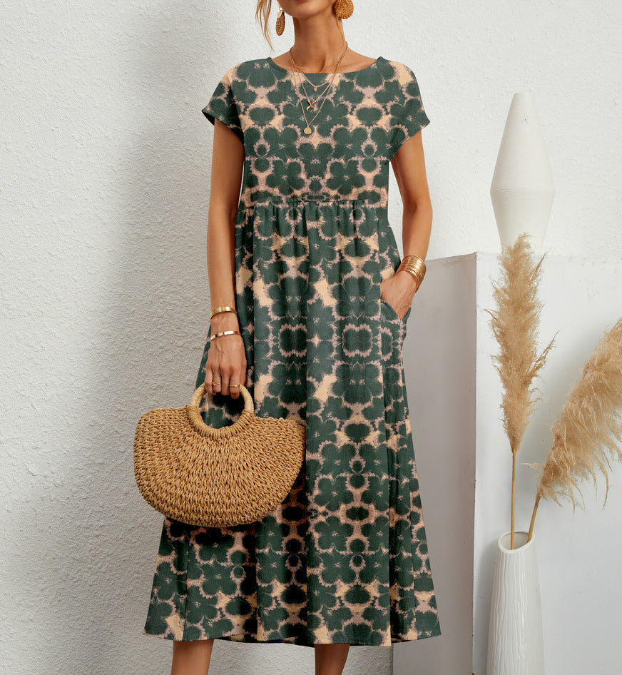 ElvaMode | Elegant Floral Dress