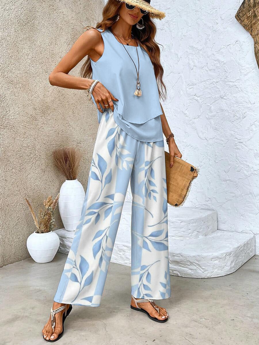 Averie™ | Elegant Serene Two-Piece Ensemble for Effortless Style