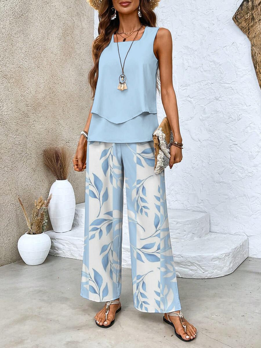 Averie™ | Elegant Serene Two-Piece Ensemble for Effortless Style