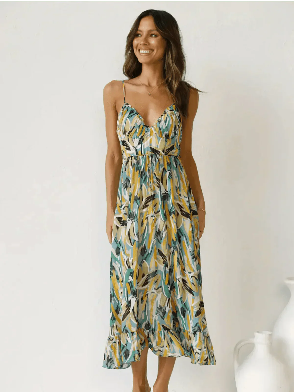 Chiara™ | Vibrant Midi Dress