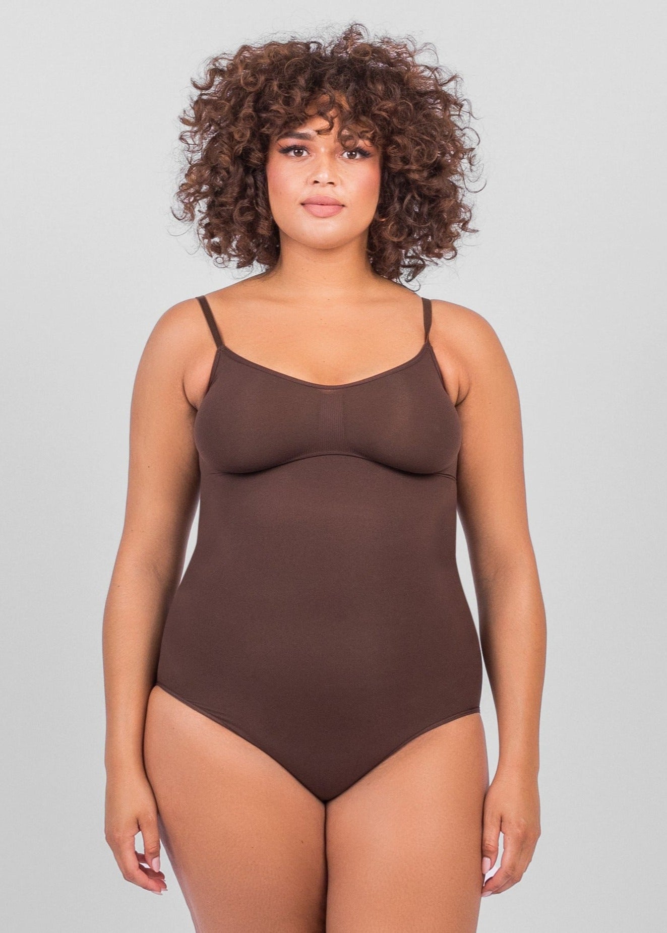 Florence - Spaghetti Strap Seamless Bodysuit Brief