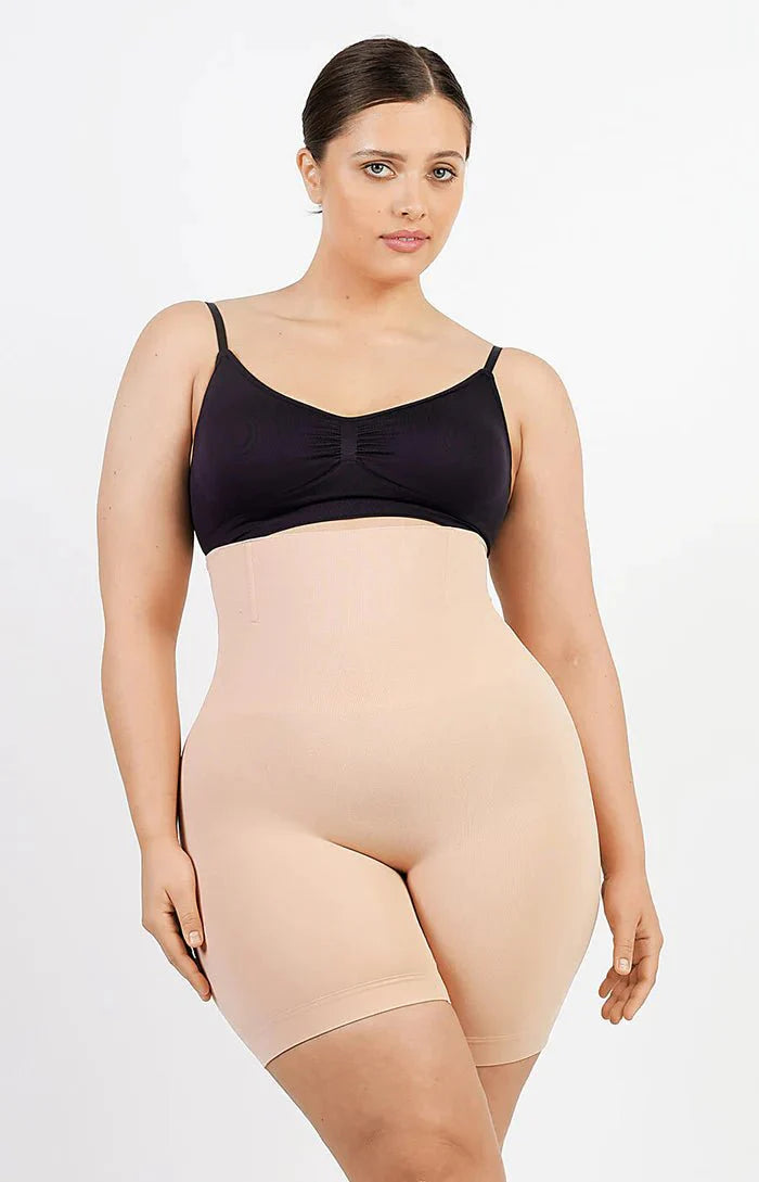 Leonie - High-Waisted Shaping Shorts for a Flattering Fit