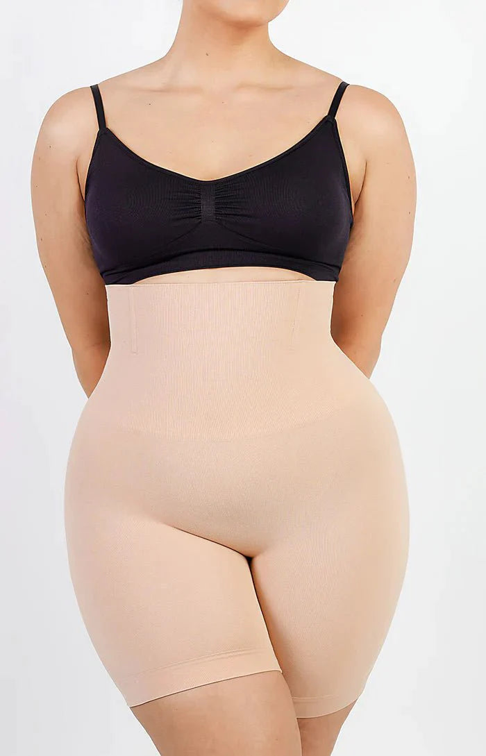 Leonie - High-Waisted Shaping Shorts for a Flattering Fit