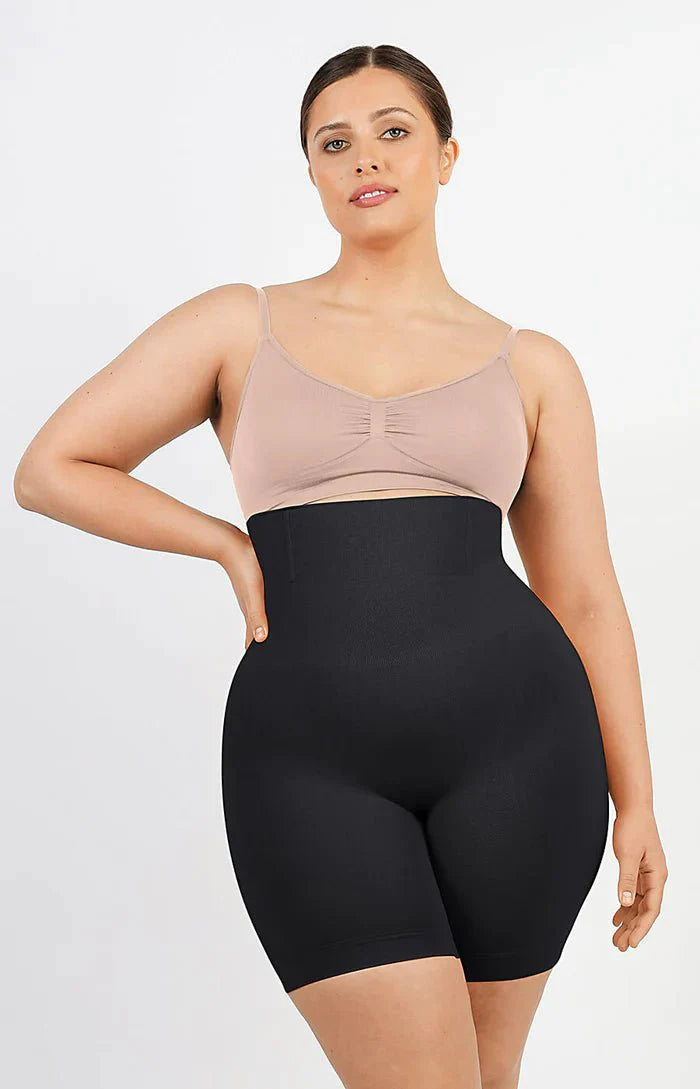 Leonie - High-Waisted Shaping Shorts for a Flattering Fit