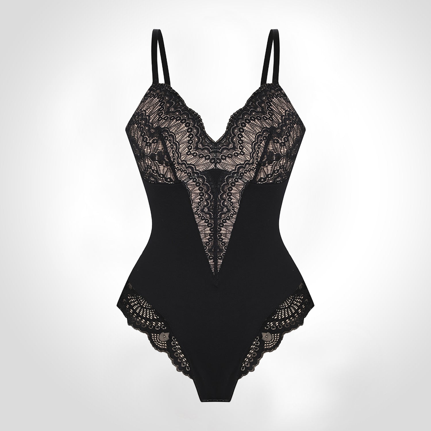 Luisa - Shaping Lace Bodysuit Lingerie