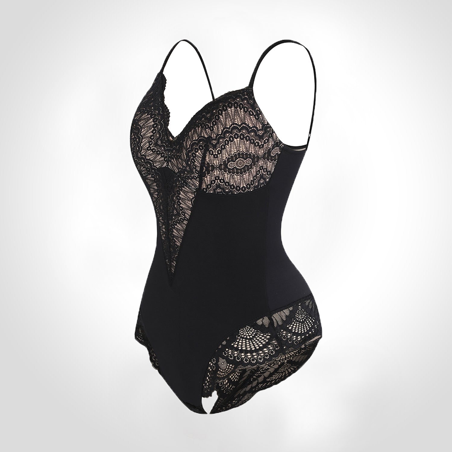 Luisa - Shaping Lace Bodysuit Lingerie