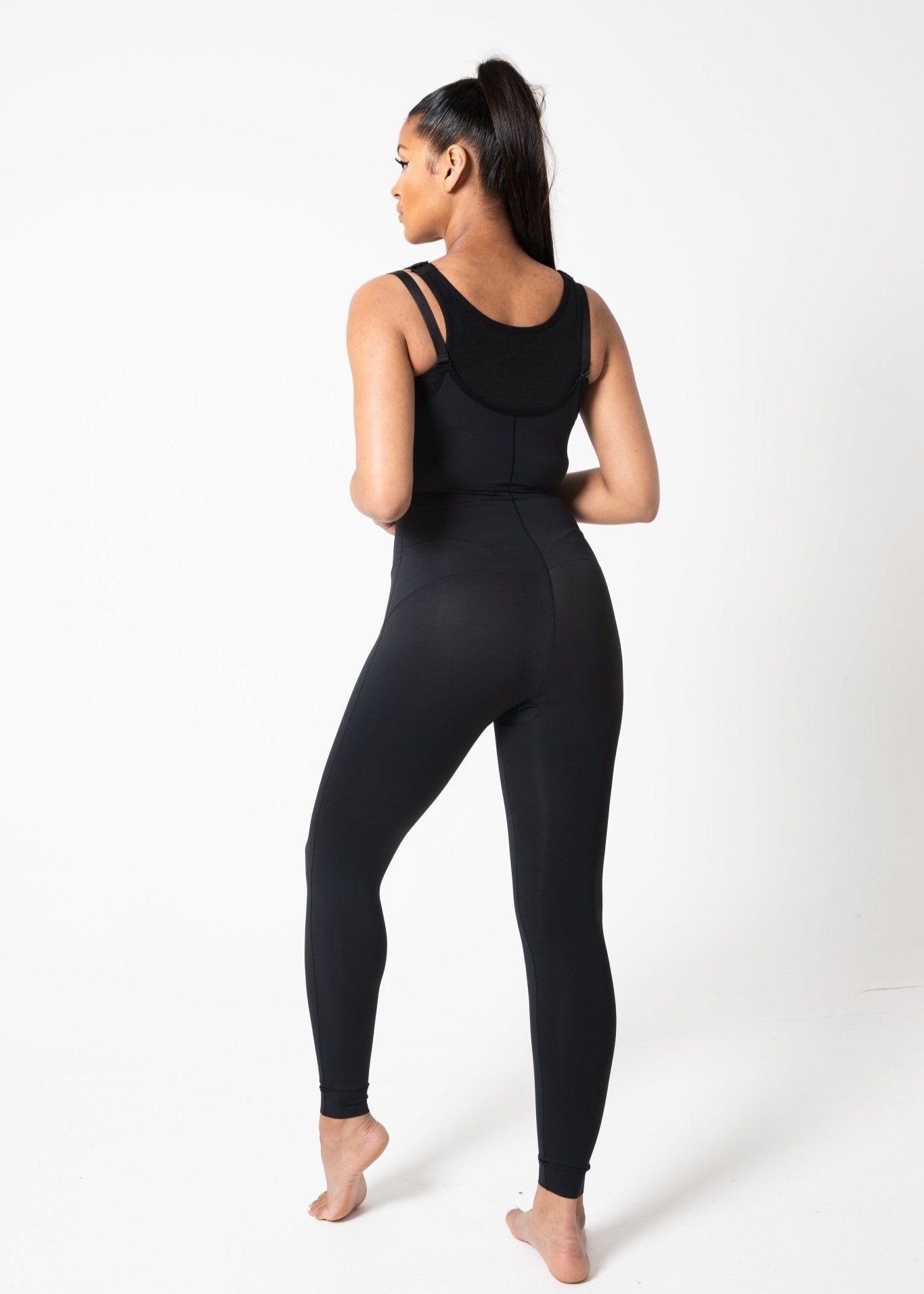 Naomi - Adjustable Straps Open Bust Full Body Shaper