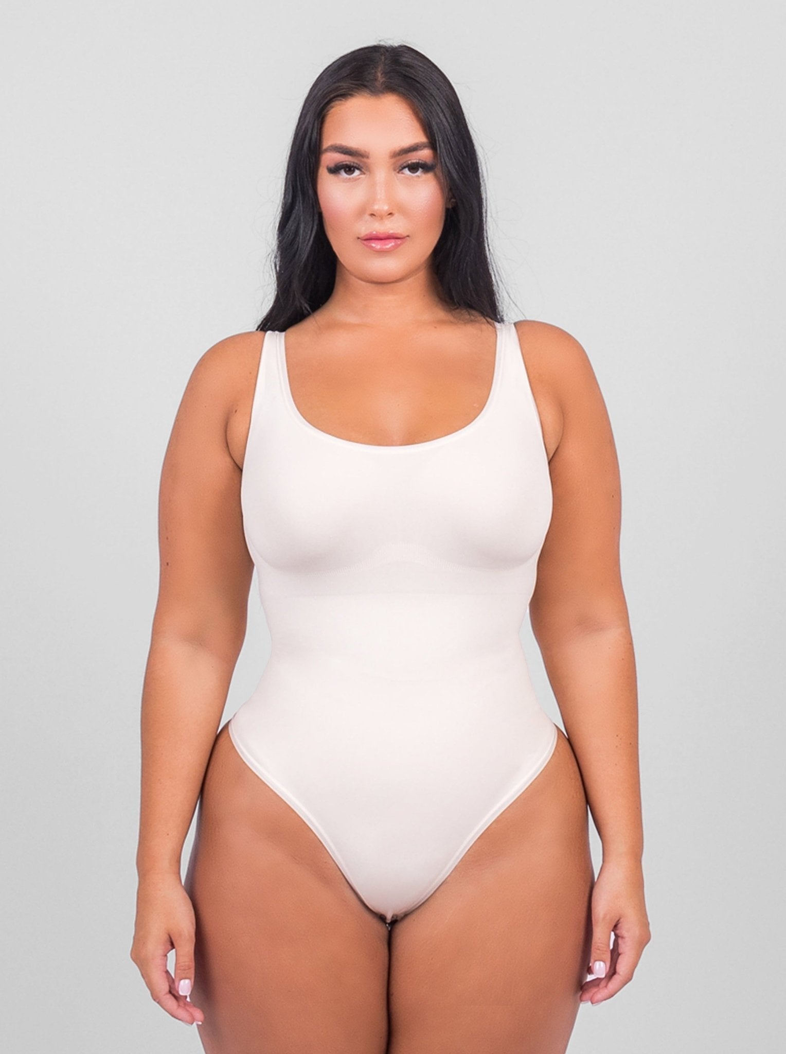 Olivia - Eco-Friendly Seamless Waist Shaping Bodysuit with String Design