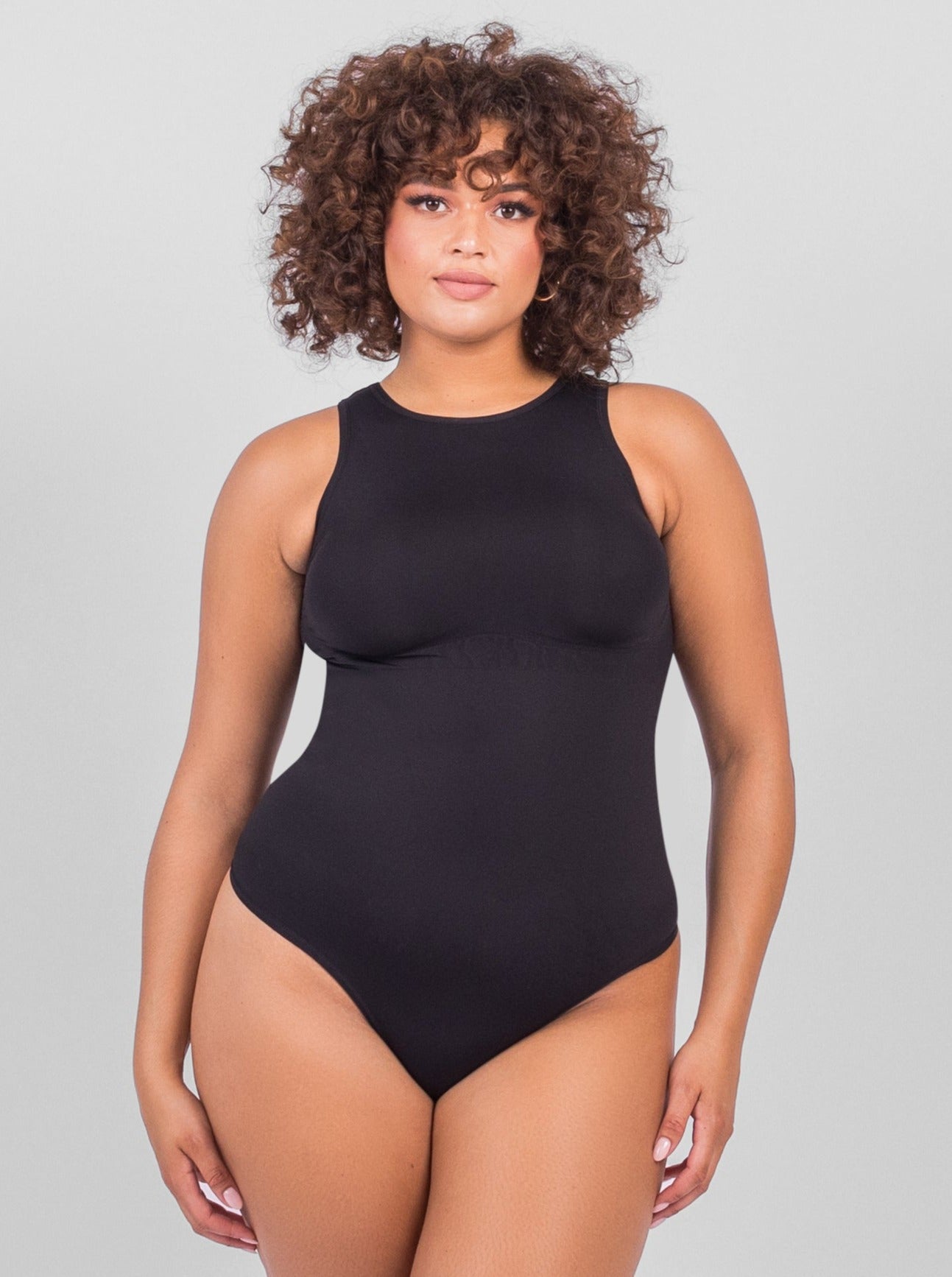 Solana - Elegant High Neck Bodysuit
