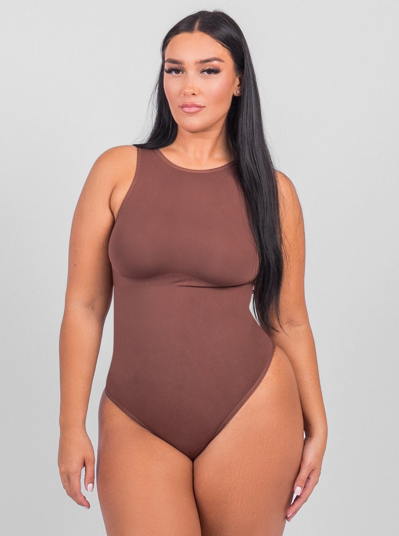 Solana - Elegant High Neck Bodysuit