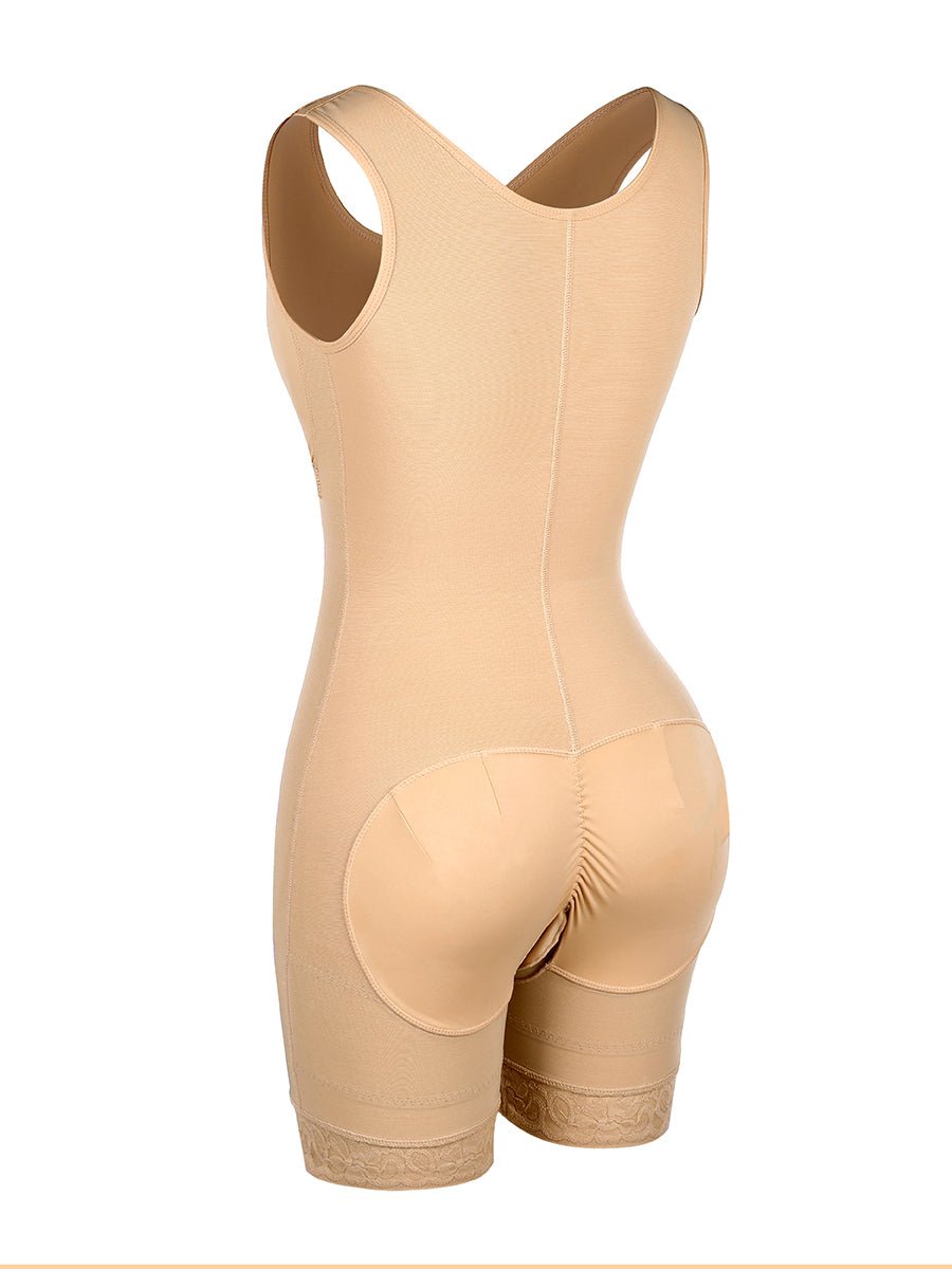 Tess Seamless Long Body Shapewear with Hook Closure