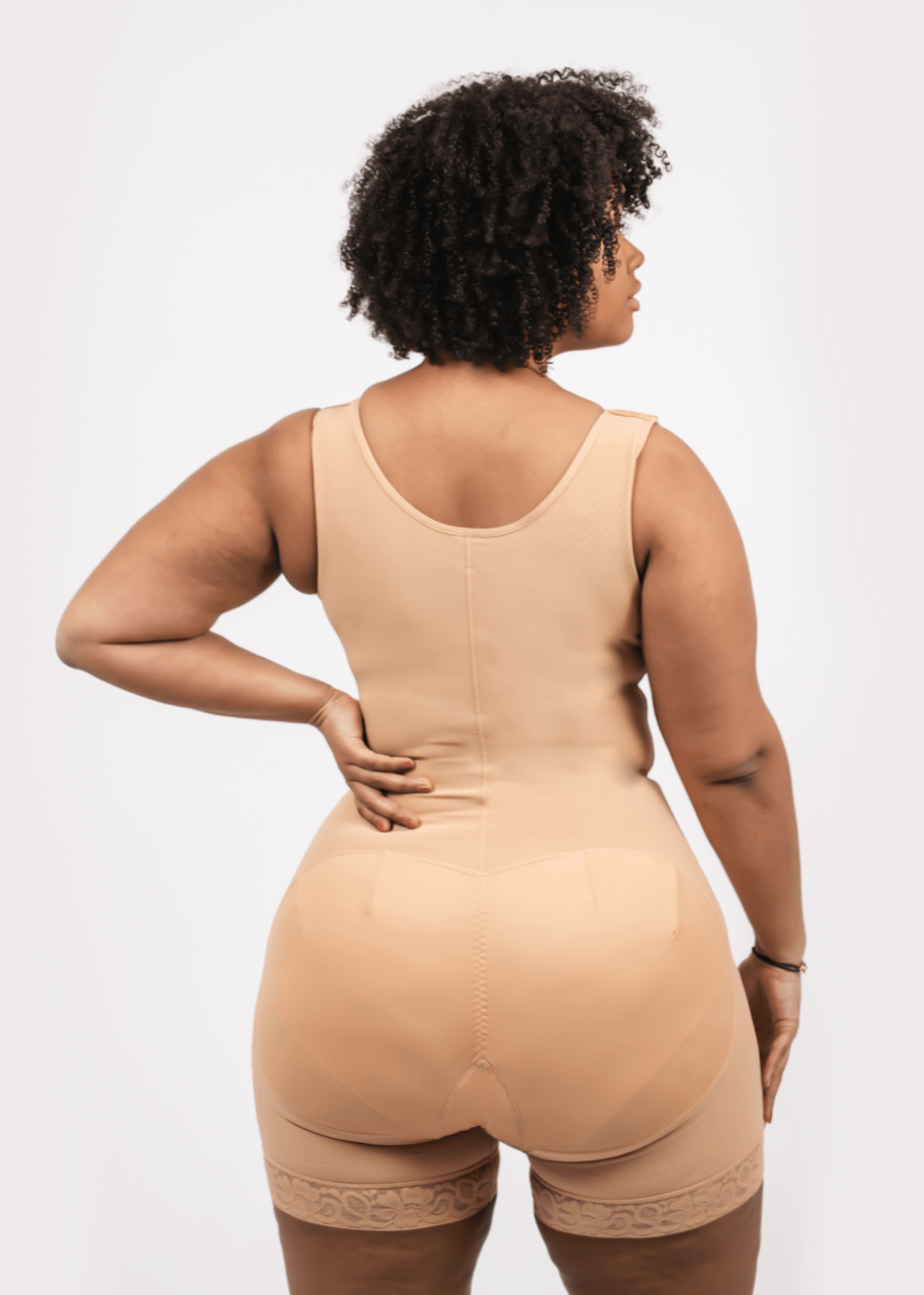 Tess Seamless Long Body Shapewear with Hook Closure