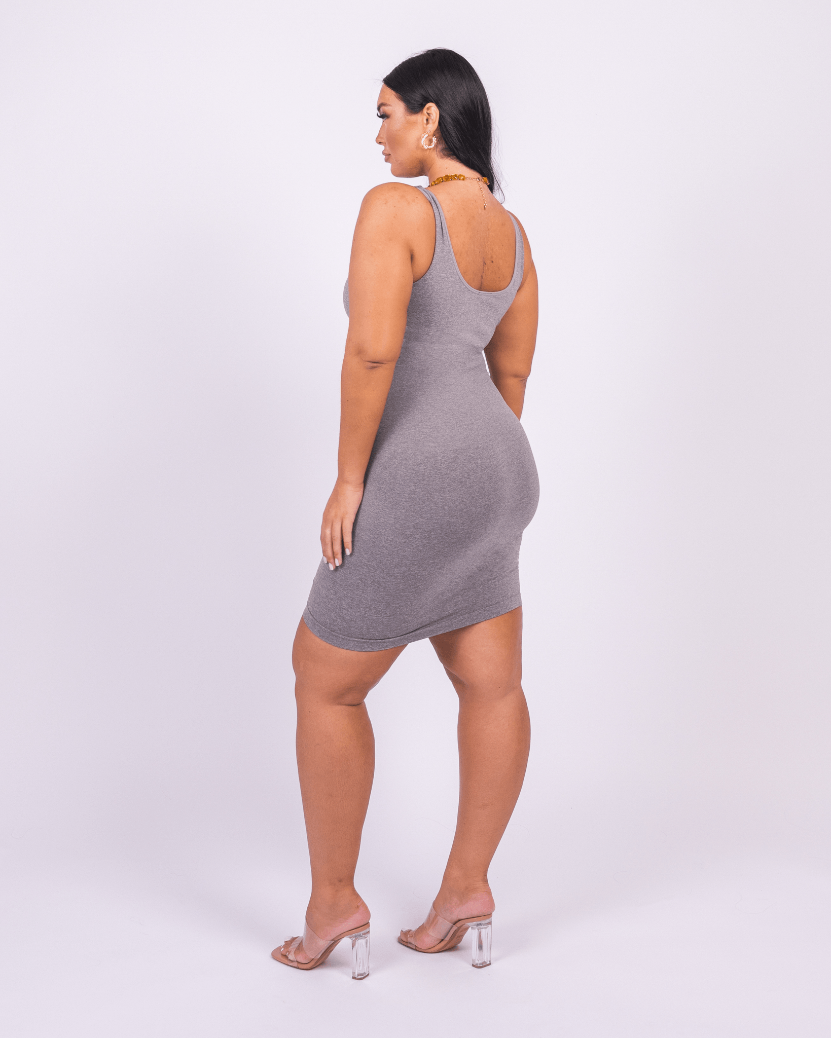 Valencia - Square Neck Mini Shaper Dress