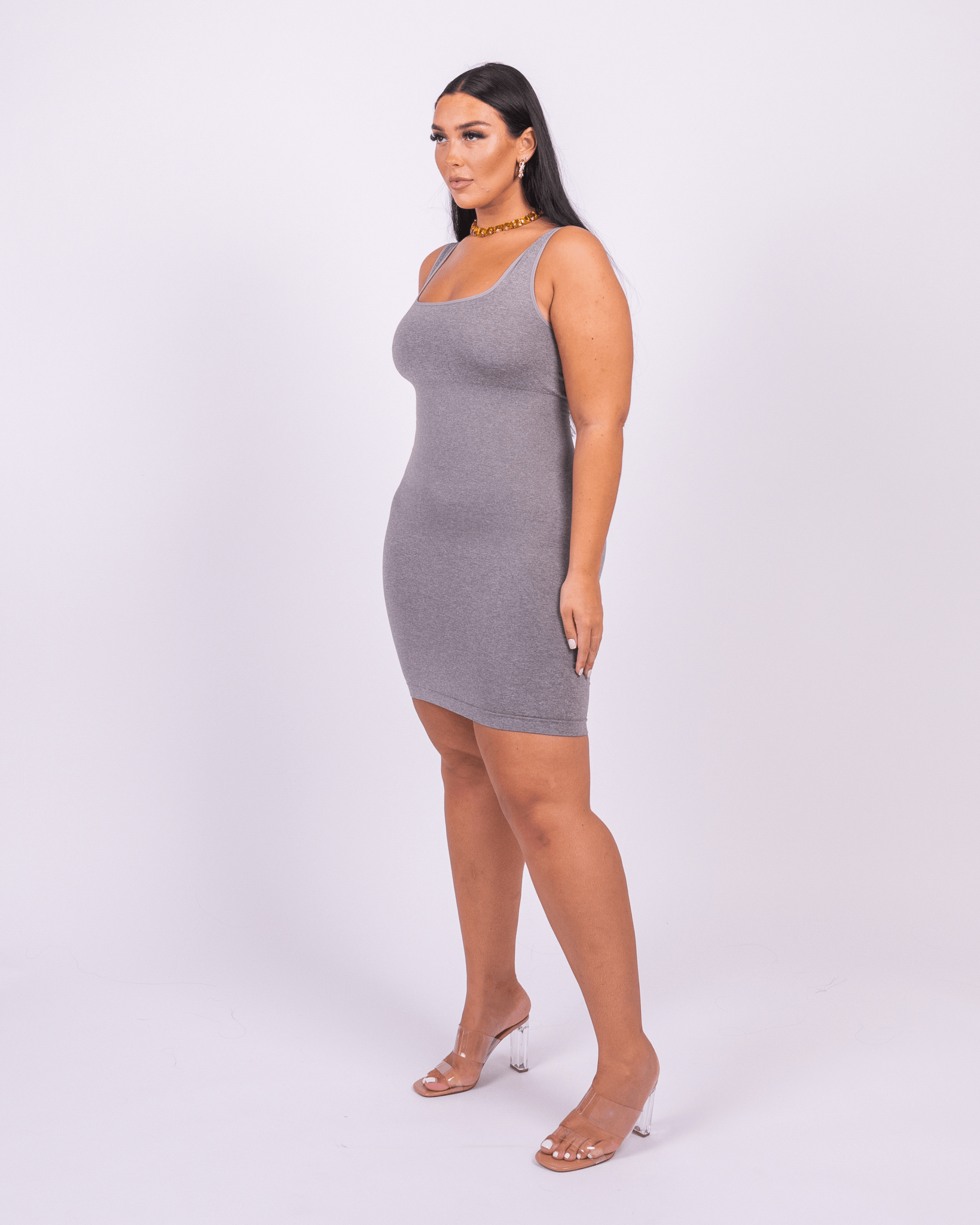 Valencia - Square Neck Mini Shaper Dress